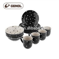 wholesale custom black ceramic bakeware set for sale