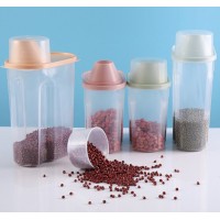 Transparent grain storage box dry food storage kitchen box