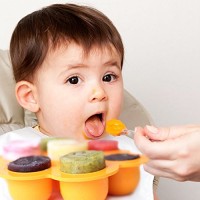 Silicone Food Storage Container and ice mold, baby's food storage.