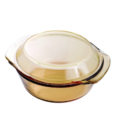 Heat Resistant Borosilicate Glass Cooking Pot/Cookwar/Glass CASSEROLE