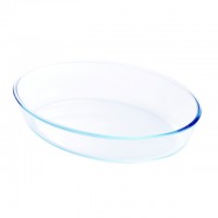 high quality  Safe microwave Pyrex Glass Baking Tray baking plate