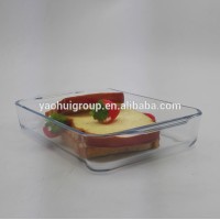 Heat resistant Oven safe glass Microwave bake tray